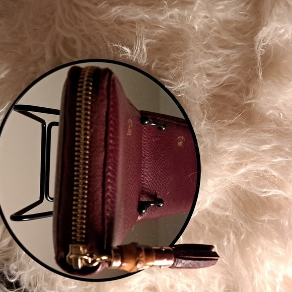 Gucci Bamboo Tassel Zip Around Wallet  EUC - Picture 4 of 17